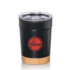 Eduardo Double Wall Tumbler W/Bamboo Base - 12 Oz