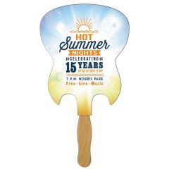 Electric Guitar Hand Fan Full Color 1 Side
