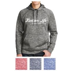 Electric Heather Pullover With Hood