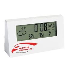 Electronic Alarm Clock With Temperature Humidity Display