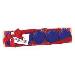 Elegant Chocolate Covered Oreo Gift Box With Foil Wrap