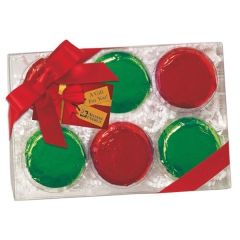 Elegant Chocolate Covered Oreo Gift Box With Foil Wrap