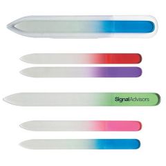 Elegant Glass Nail File With Sleeve