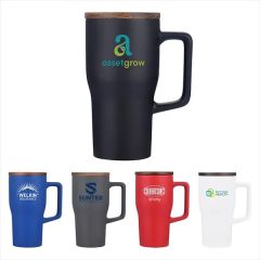 Element 18 Oz Ceramic Mug W/ Wood Lid