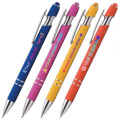 Ellipse Softy Brights W/Stylus - Colorjet - Metal Pen