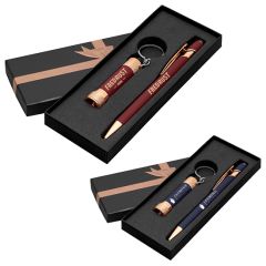 Ellipse & Softy Rose Gold Classic Ribbon Gift Set - Laser
