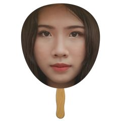 Elliptical Hand Fan Full Color