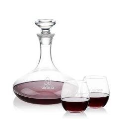 Elliston Decanter & Redmond Stemless Wine Set