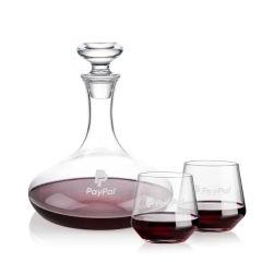 Elliston Decanter & Tucson Stemless Wine Set