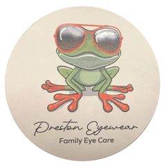 Embellished Label With Lamination and Raised Spot Clear