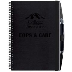 Embossed Academic Journal Planner With Pen