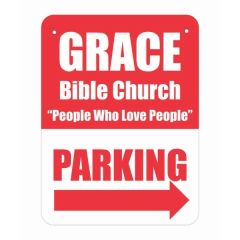 Embossed Aluminum Sign 9 X 12