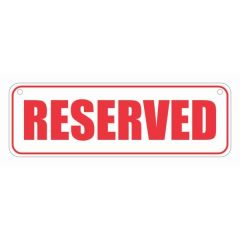 Embossed Aluminum Sign 9 X 3