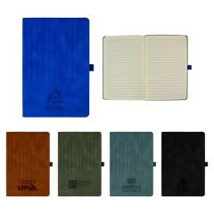 Engraved Striped Watermark Notebook