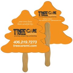 Evergreen Hand Fan Full Color 2 Sides