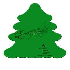 Evergreen Paper Window Sign Approximately 8 Inch X 8 Inch