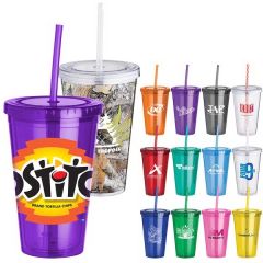Everyday Plastic Cup Tumbler - 16 Oz