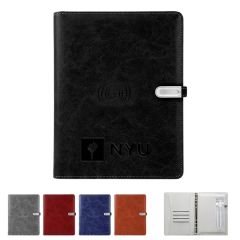 Executive Leatherette Power Book - 5000 Mah, 16Gb USB