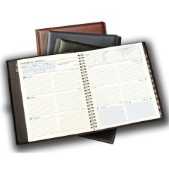 Executive Time Manager With Vinyl Cover