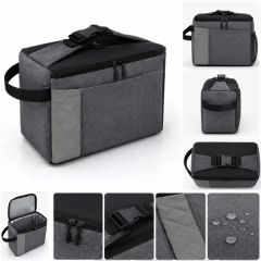 Expanded Insulated Lunch Bag W/ Buckle Handle