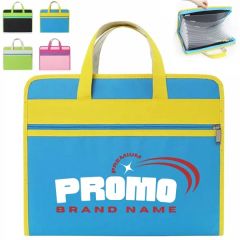 Expanding Hanging File Folder With Handle Zipper Closure