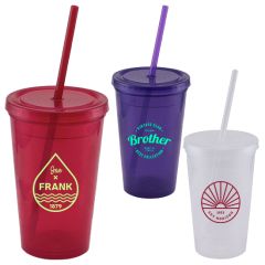 Explore - Colorjet - 16 Oz Double Wall Tumbler Cup