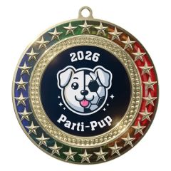 Express Radiant Star Multicolor Insert Medal