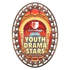 Express Star Border Oval Insert Medal