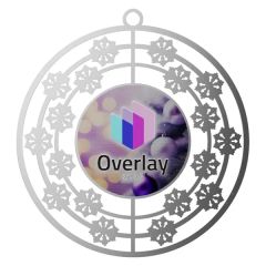 Express Vibraprint 3D Snowflake Holiday Ornament