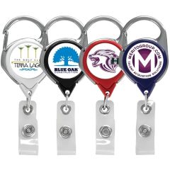 Express Vibraprint Carabiner Badge Reel