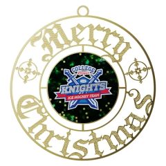 Express Vibraprint Merry Christmas Holiday Ornament