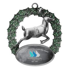 Express Vibraprint Reindeer Holiday Ornament