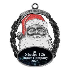 Express Vibraprint Santa Holiday Ornament