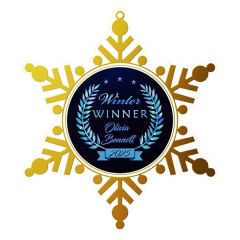 Express Vibraprint Snowflake Holiday Ornament