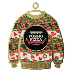 Express Vibraprint Ugly Sweater Holiday Ornament