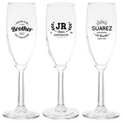 Exquisite Champagne Flute - 5.75 Oz - Silkscreen