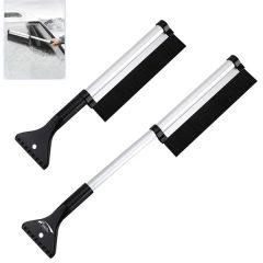 Extendable Car Snow Ice Removal Scraper Brush