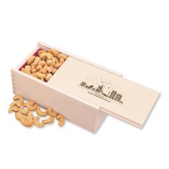 Extra Fancy Cashews In Wooden Collector's Box