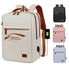 Extra Large Travel Business Laptop USB Backpack For Women