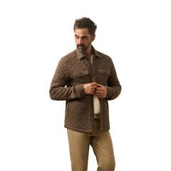 Faherty Men's Epic Quilted Fleece Cpo