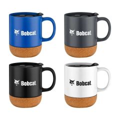 Fairbank 12 Oz Cork Base Ceramic Mug