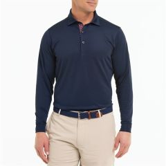 Fairway & Greene Men's USA Mchugh Long Sleeve Pique Polo