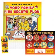Family Fire Escape Plan Grades 3-4 Safety Pack