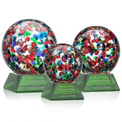 Fantasia Award On Sheffield Base - Green