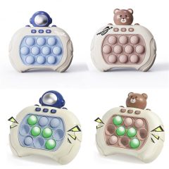 Fast Push Bubble Stress Pop Light Up Handheld Game