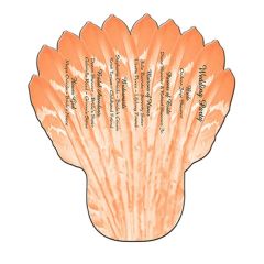 Feather Paper Window Sign Approximately 8 Inch X 8 Inch