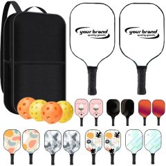 Fiberglass Pickleball Paddle Set With Balls