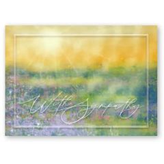Field Of Flowers - Sympathy Card