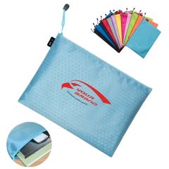 File Waterproof Thick Canvas Zipper Stationery Bag
