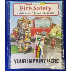 Fire Safety Coloring Book Fun Pack